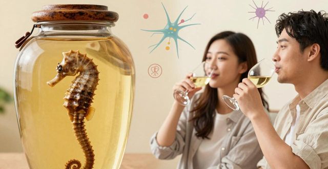 海马泡酒补肾壮阳,男性女性都能喝