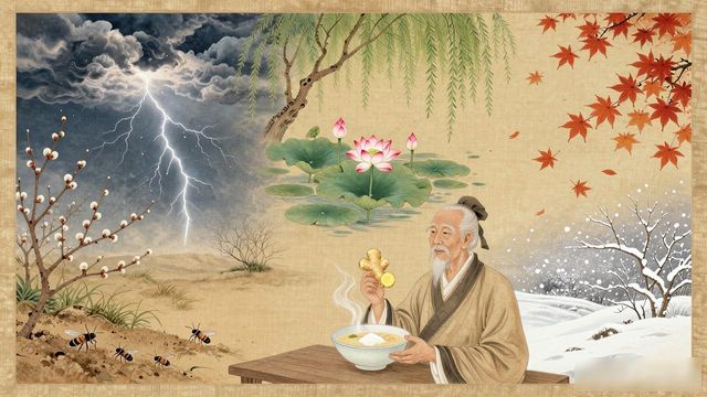 跟着黄帝内经四气调神:冬吃萝卜夏吃姜,顺节气养生少生病