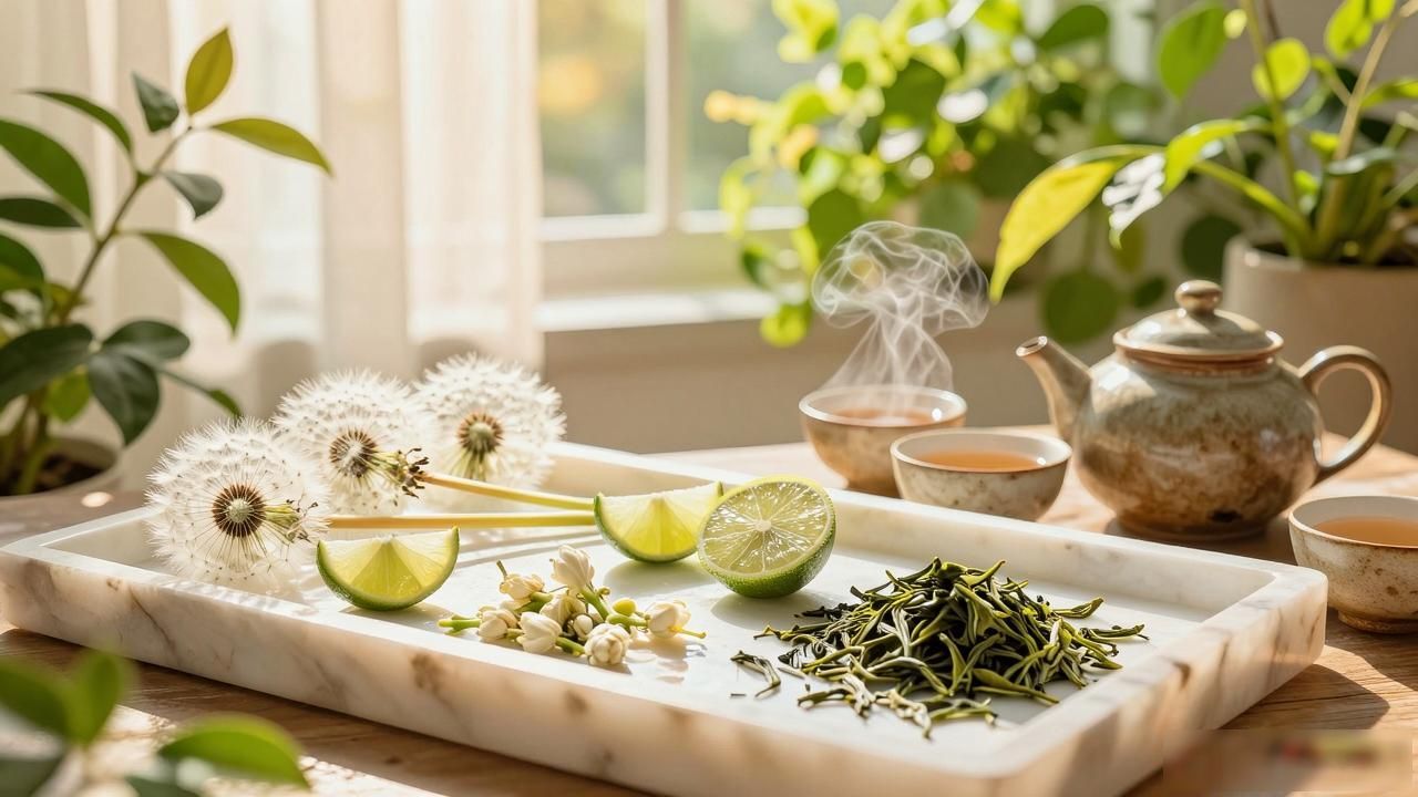 春季祛痘降火茶配方,清热排毒养颜