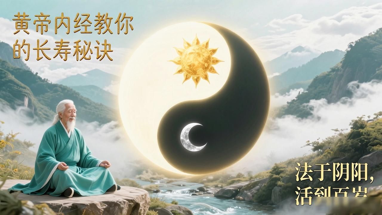 黄帝内经教你的长寿秘诀:法于阴阳,活到百岁
