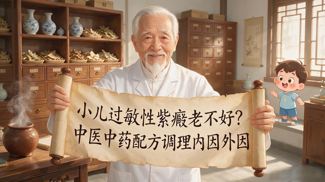 小儿过敏性紫癜老不好?中医中药配方调理内因外因
