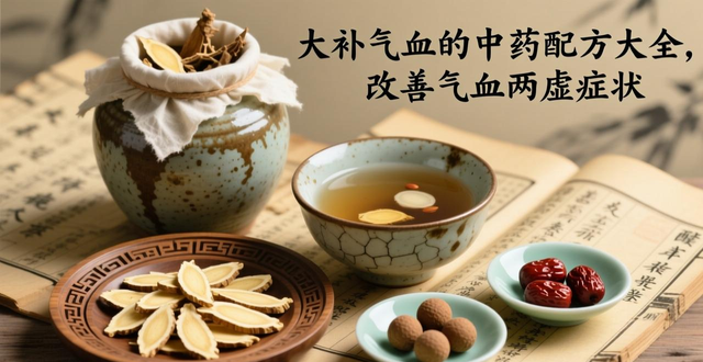 大补气血的中药配方大全,改善气血两虚症状