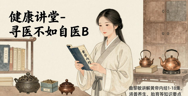 曲黎敏讲解黄帝内经1-18集,涵盖养生、胎育等知识要点