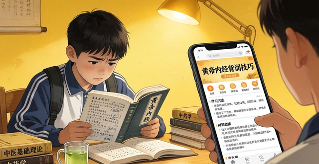学医必读黄帝内经,背诵困难?网上搜索资料解惑