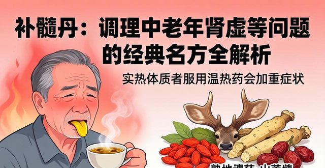 补髓丹:调理中老年肾虚等问题的经典名方全解析