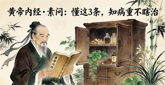 黄帝内经·素问:懂这3条,知病重不瞎治