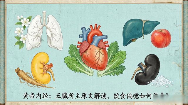 黄帝内经:五臟所主原文解读,饮食偏嗜如何伤身?