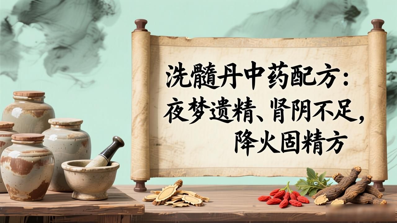 洗髓丹中药配方:夜梦遗精、肾阴不足,降火固精方