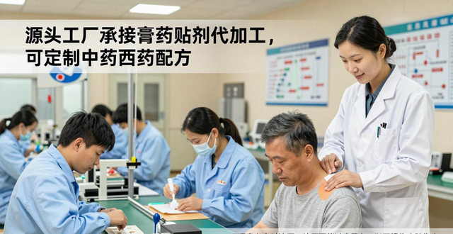 源头工厂承接膏药贴剂代加工,可定制中药西药配方