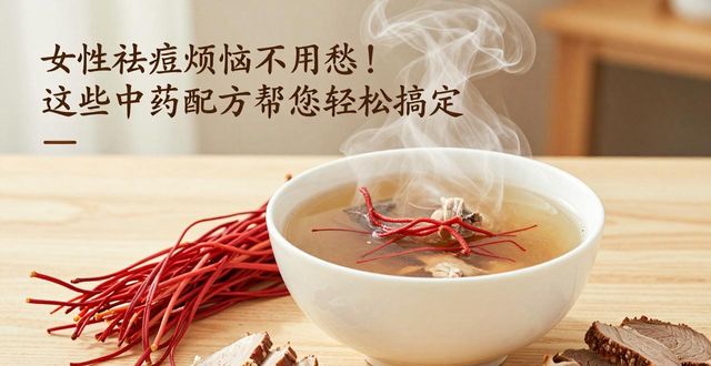 女性祛痘烦恼不用愁！这些中药配方帮您轻松搞定