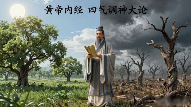 黄帝内经素问原文之四气调神大论，顺应四季的养生之道