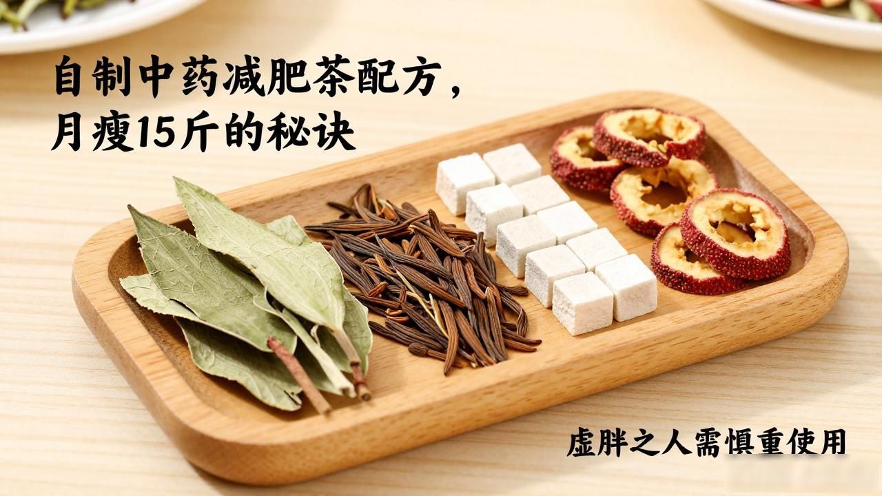 自制中药减肥茶配方,月瘦15斤的秘诀