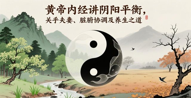 黄帝内经讲阴阳平衡,关乎夫妻、脏腑协调及养生之道
