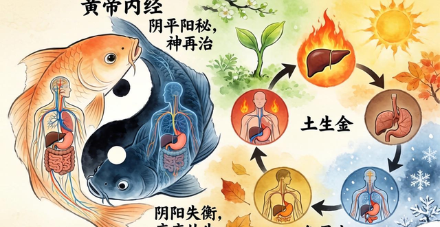 黄帝内经核心内容:整体观念、阴阳五行、藏象经络理论介绍