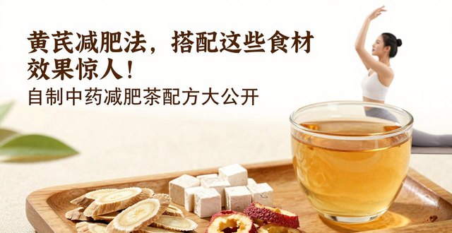 黄芪减肥法,搭配这些食材效果惊人!自制中药减肥茶配方大公开