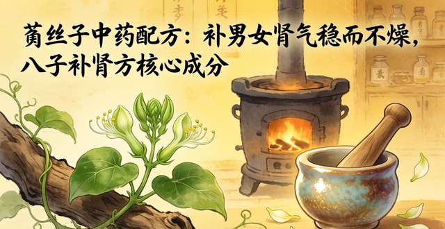 菟丝子中药配方:补男女肾气稳而不燥,八子补肾方核心成分