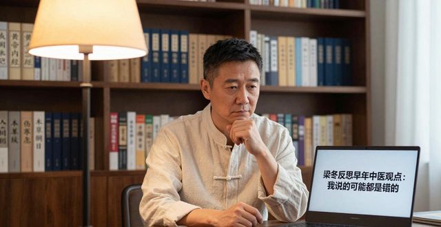 梁冬反思早年中医观点:我说的可能都是错的