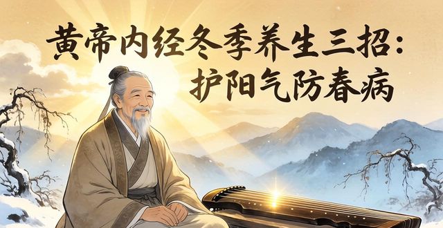 黄帝内经冬季养生三招:护阳气防春病
