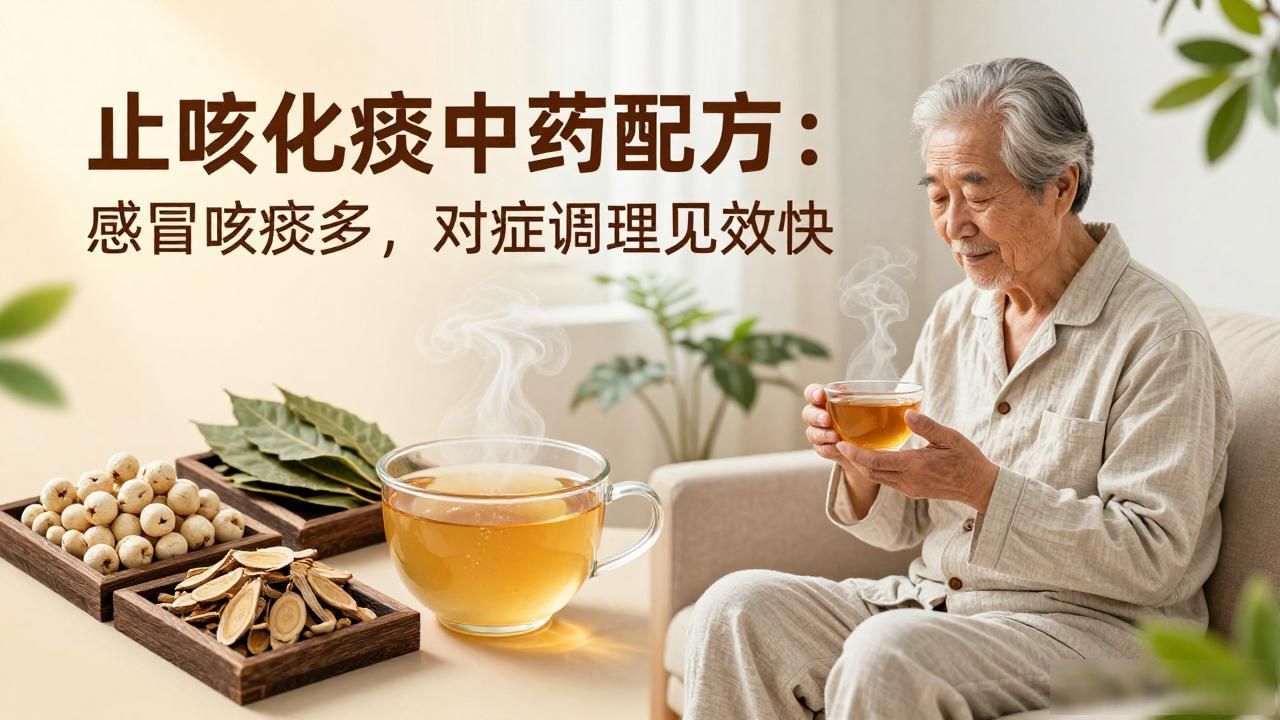 止咳化痰中药配方:感冒咳痰多,对症调理见效快