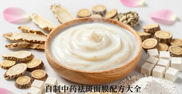 自制中药祛斑面膜配方大全,淡斑滋养、除皱等多种配方分享