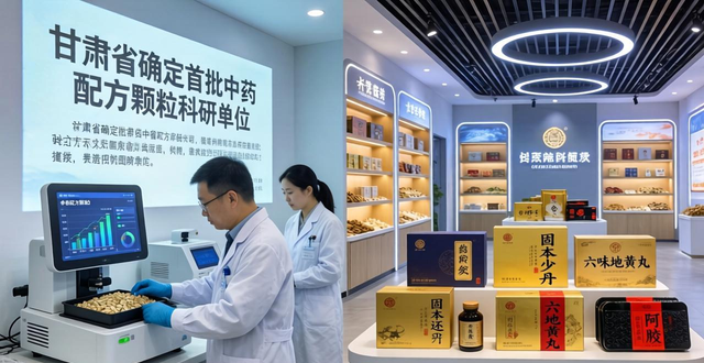 甘肃省确定首批中药配方颗粒科研单位,打开新增长空间
