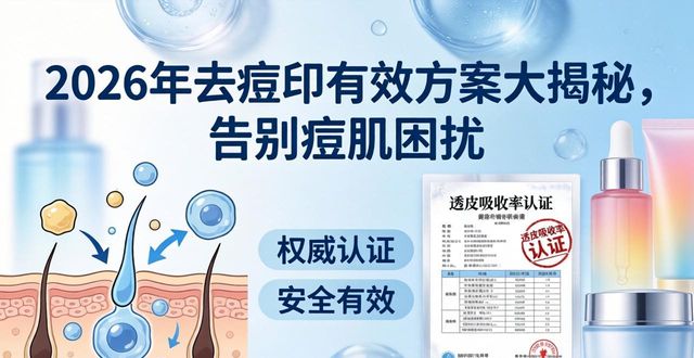 2026年去痘印有效方案大揭秘,告别痘肌困扰