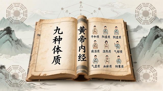 黄帝内经素问pdf:中医体质养生法,九种体质辨识与调养指南