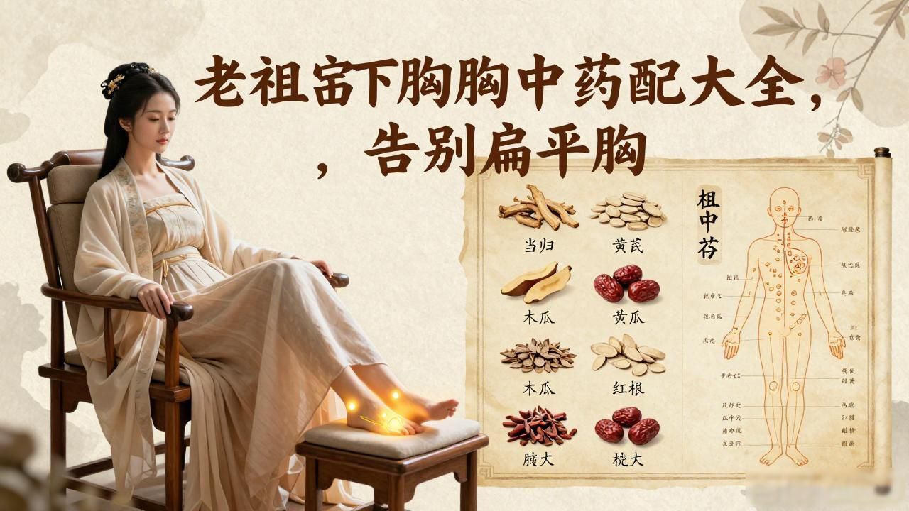 老祖宗留下的丰胸中药配方大全,告别扁平胸