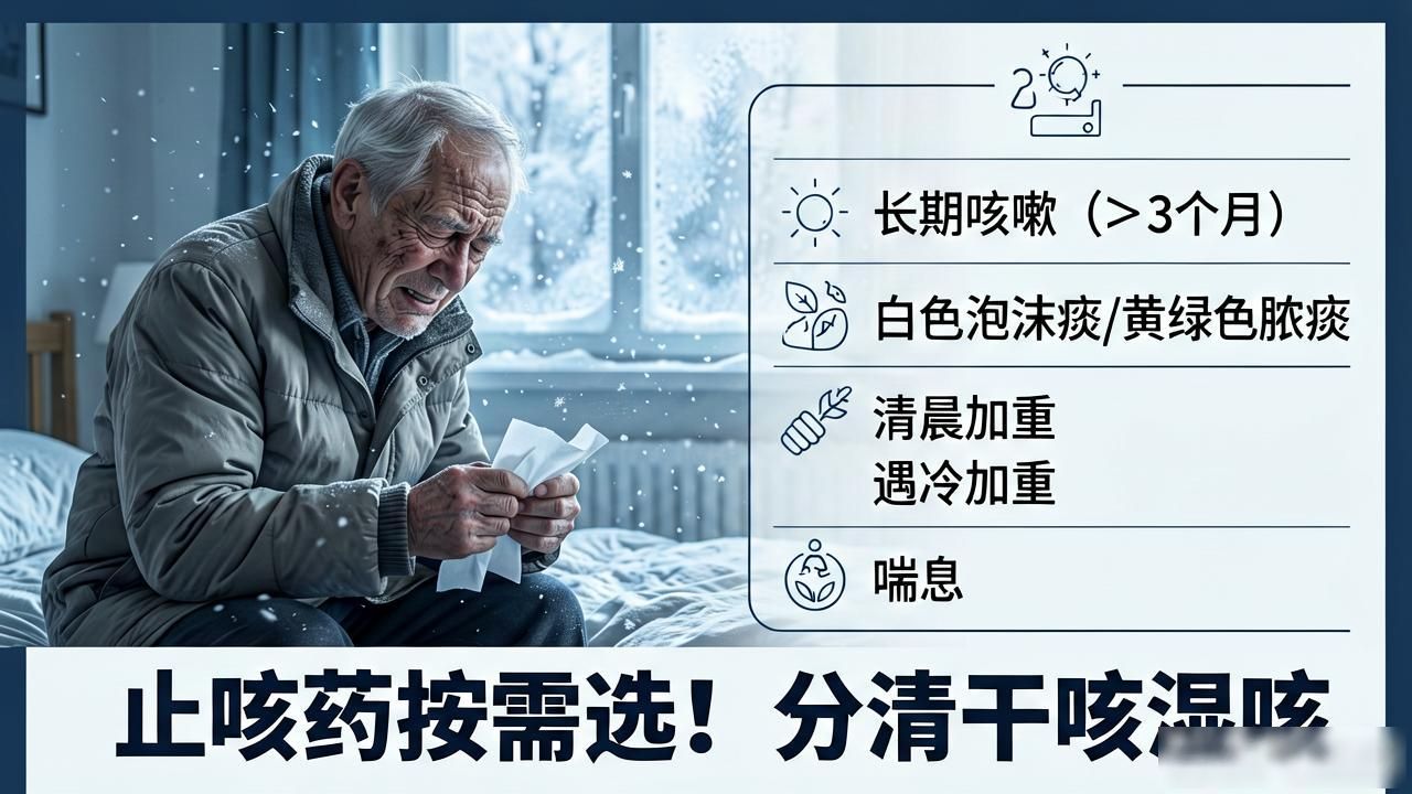 止咳药按需选!分清干咳湿咳,避开盲目用药误区巧治病