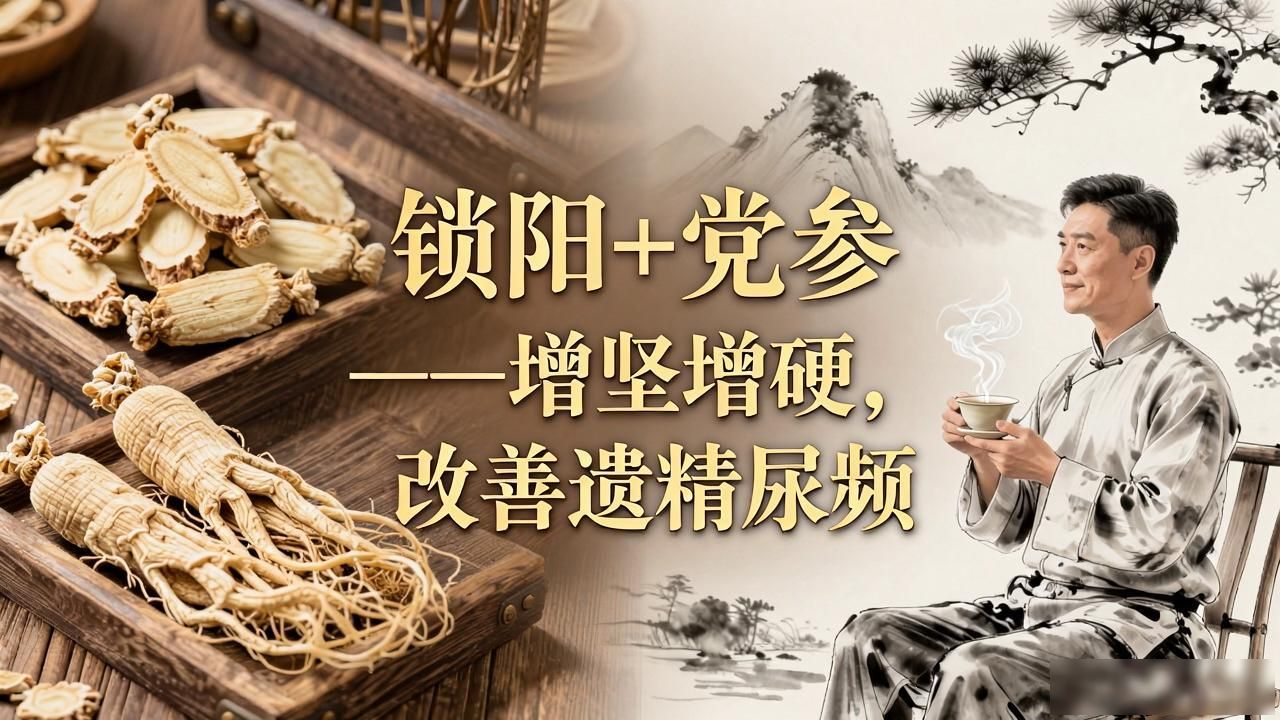 锁阳配肉苁蓉黄精,根治阳萎的中药配方,强肾延时不难