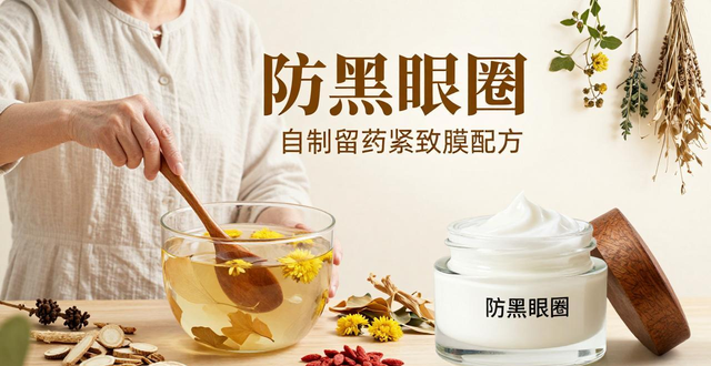 想紧致去皱?试试几款自制中药抗皱紧致面膜配方