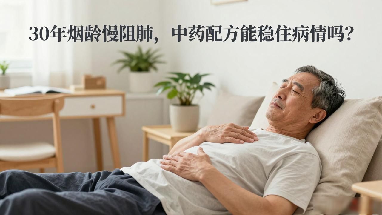 30年烟龄慢阻肺,中药配方能稳住病情吗?
