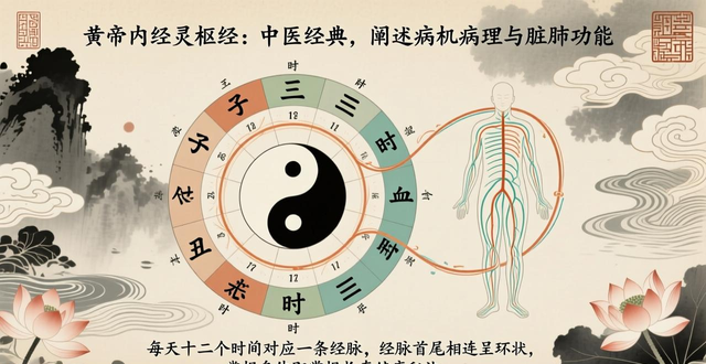 黄帝内经灵枢经:中医经典,阐述病机病理与脏腑功能