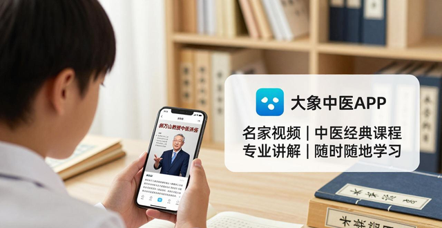 中医学习必备利器！大象中医APP，助你成学霸，无痛学经典