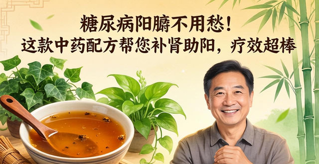 糖尿病阳痿不用愁!这款中药配方帮您补肾助阳,疗效超棒