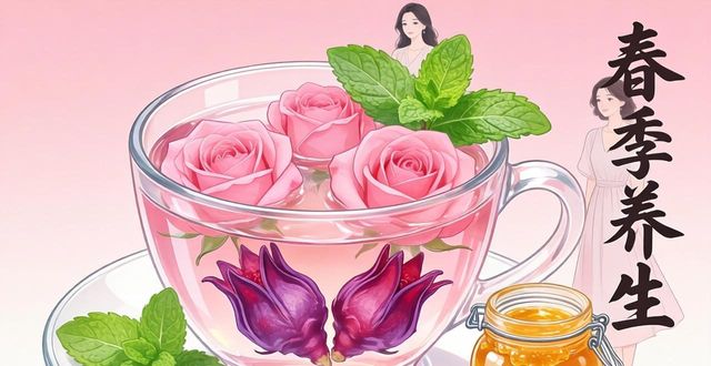 6款玫瑰养生茶配方,女生春日喝出好气色好心情
