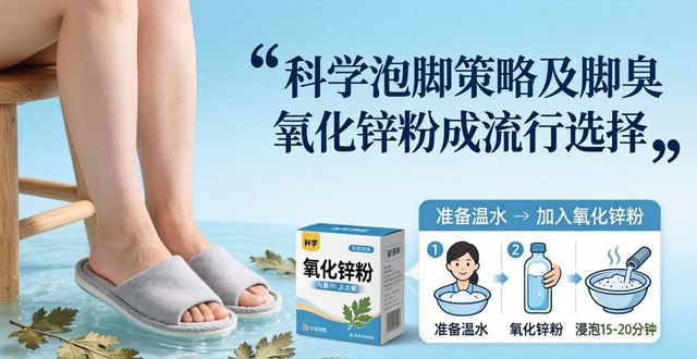 告别脚臭困扰!科学泡脚策略及新方案,氧化锌粉成流行选择