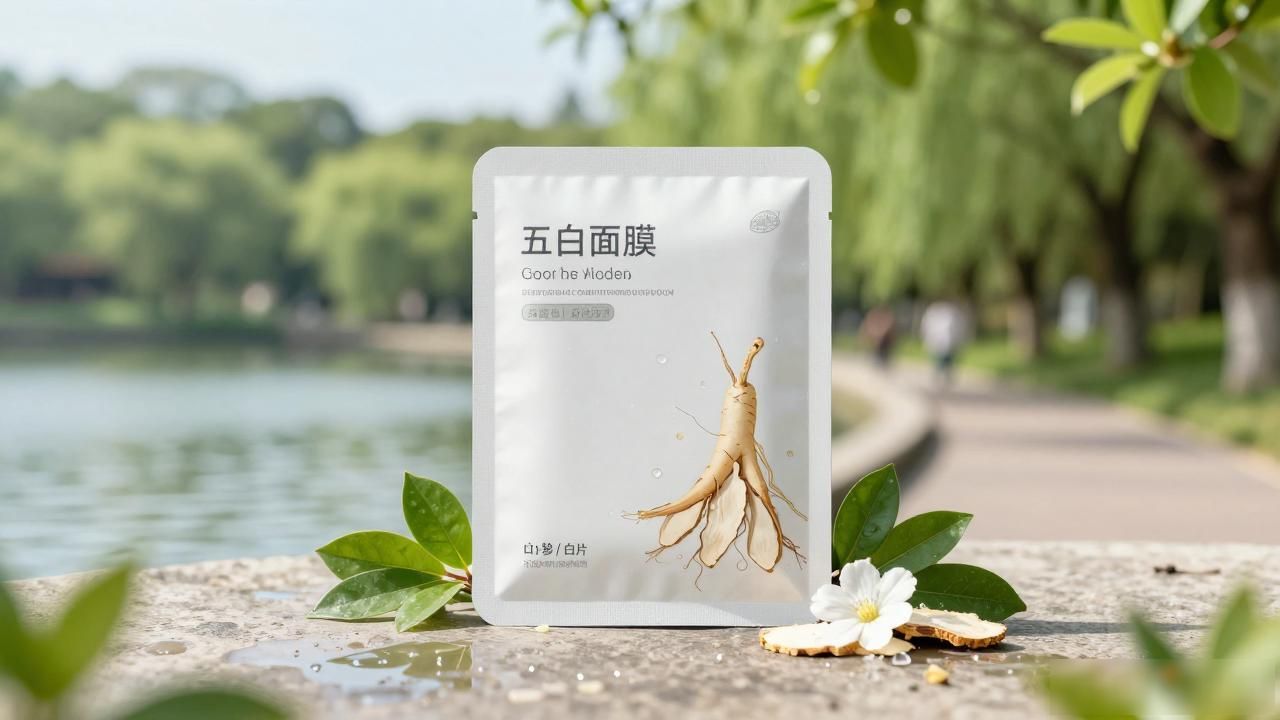 中药美白补水面膜配方:五白面膜,油痘肌夏日美白新宠