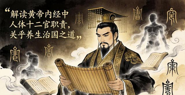 解读黄帝内经中人体十二官职责,关乎养生治国之道