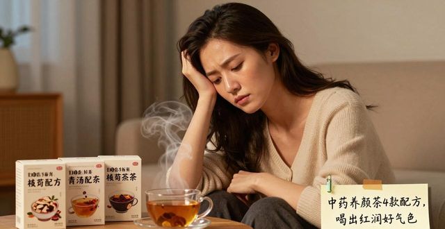 中药养颜茶4款配方,喝出红润好气色