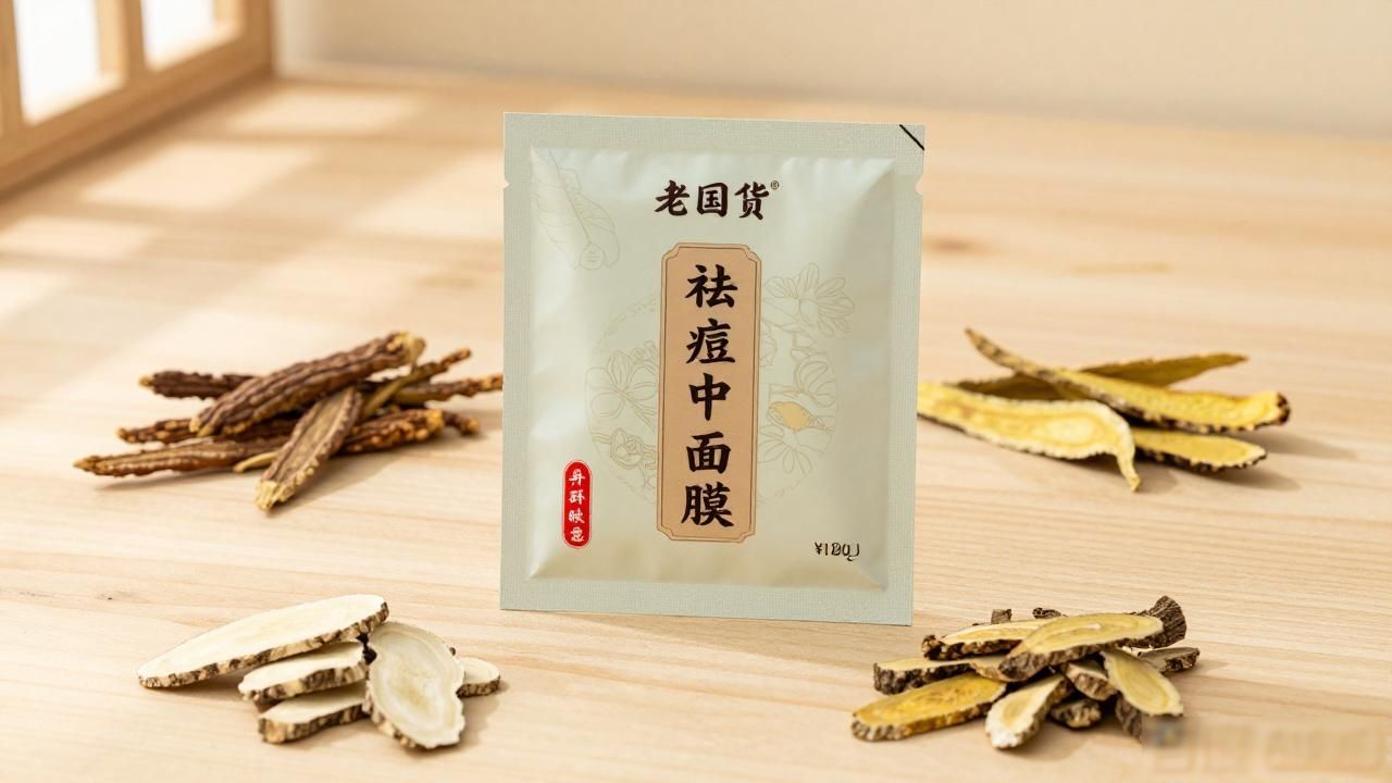 祛痘中药面膜配方,三周淡化痘印,油皮敏感肌都适用