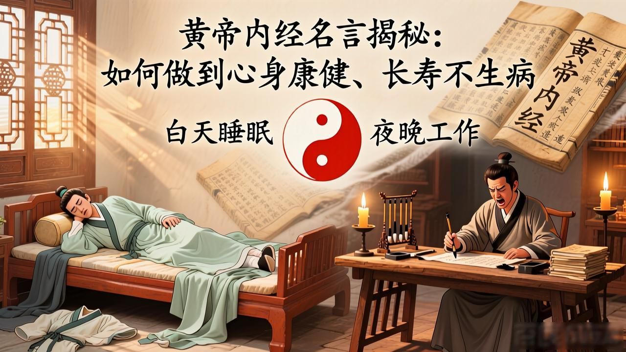 黄帝内经名言揭秘：如何做到心身康健、长寿不生病