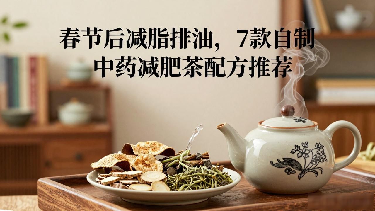 春节后减脂排油,7款自制中药减肥茶配方推荐