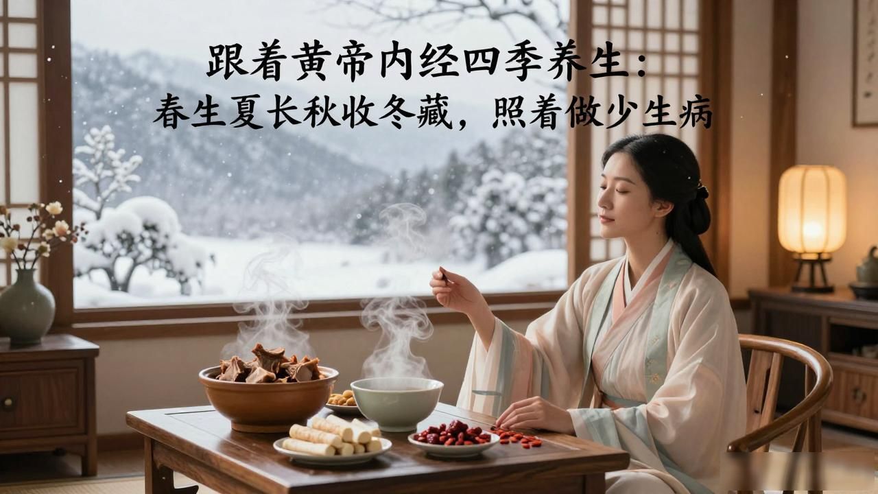 跟着黄帝内经四季养生:春生夏长秋收冬藏,照着做少生病