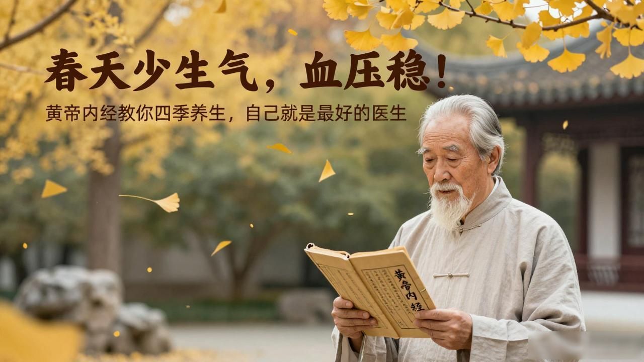 春天少生气,血压稳!黄帝内经教你四季养生,自己就是最好的医生