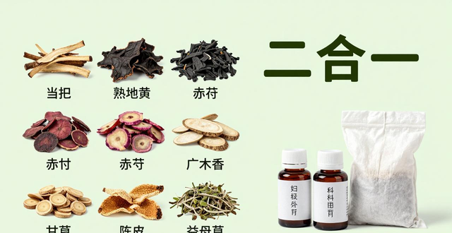 二合一妇科中药配方,可清宫排毒养血,解决多种妇科问题