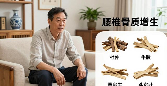 治腰椎骨质增生,试试这5味中药配方