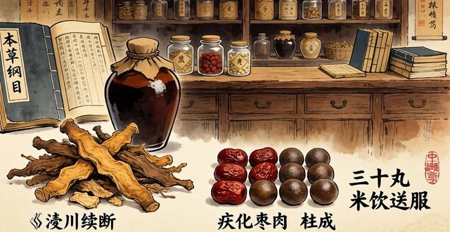 治筋骨痛中药酒配方,推荐续断泡酒补肝肾强筋骨
