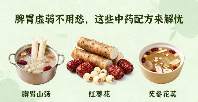 脾胃虚弱不用愁,这些中药配方来解忧