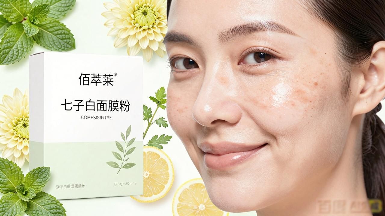 中药补水面膜粉配方 祛斑淡痘印七子白
